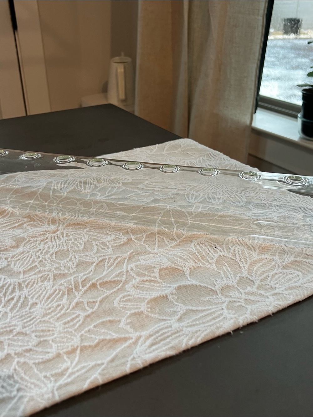 Clear Glass Tube Vase